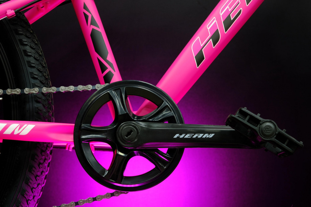 Heam FOX 24 Girl Матовый Чёрный/Розовый