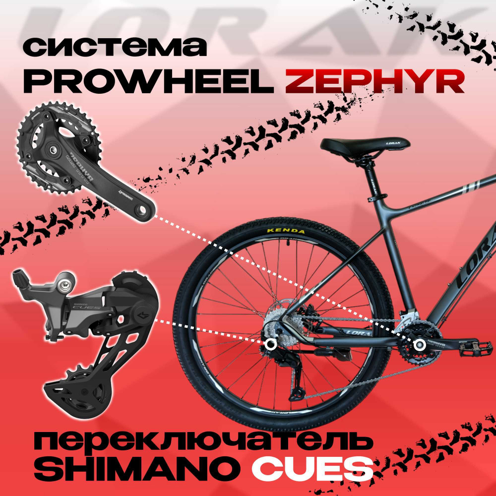 LORAK LX250 SE Матовый Серый 21р (на рост 183-190)